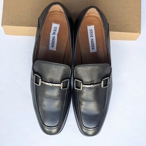 Steve Madden Men AAHRON Black Dress Loafer